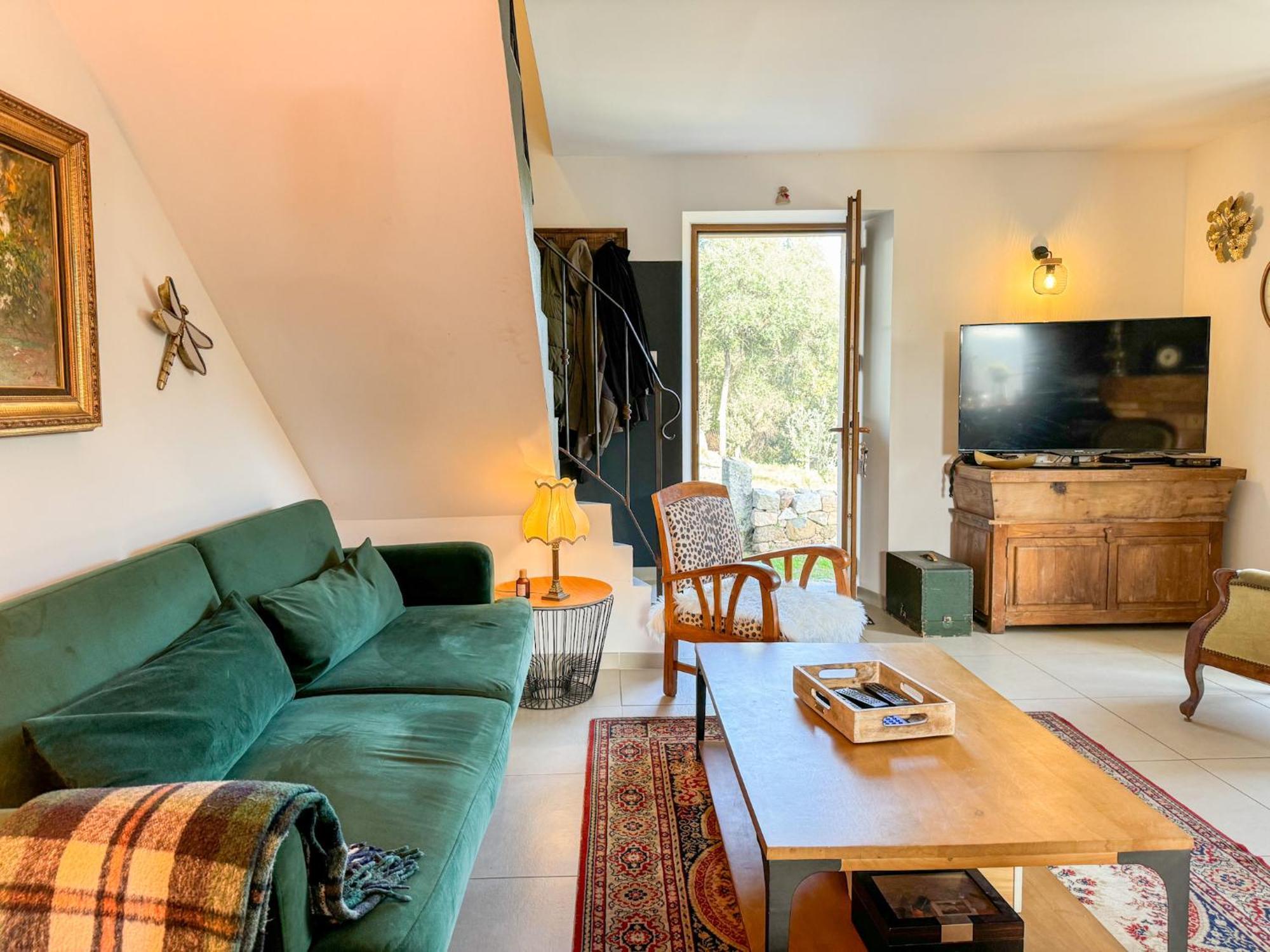 Maison De Campagne, Deux Chambres, Vue Sur Les Montagnes Sartene  Bagian luar foto